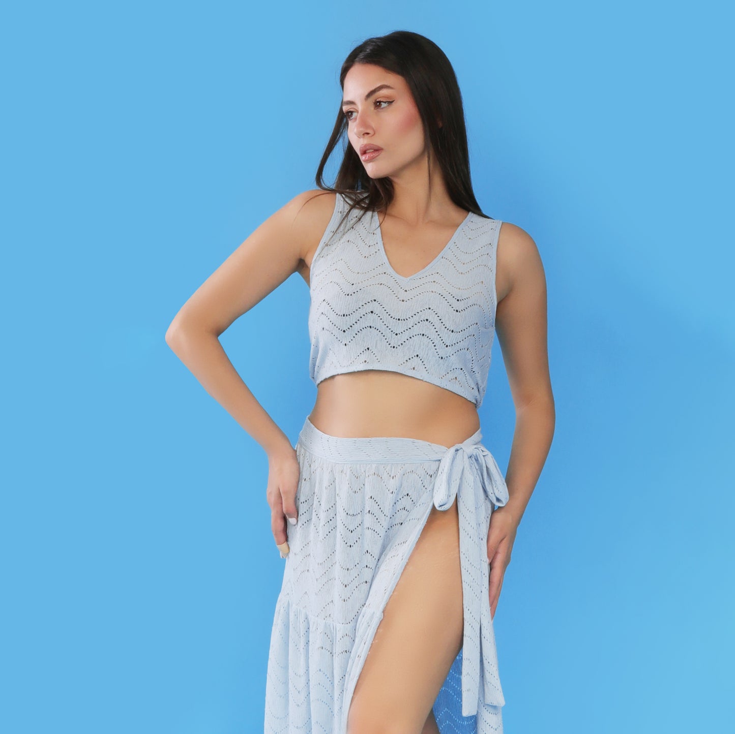 Annie Cover Up - Blue
