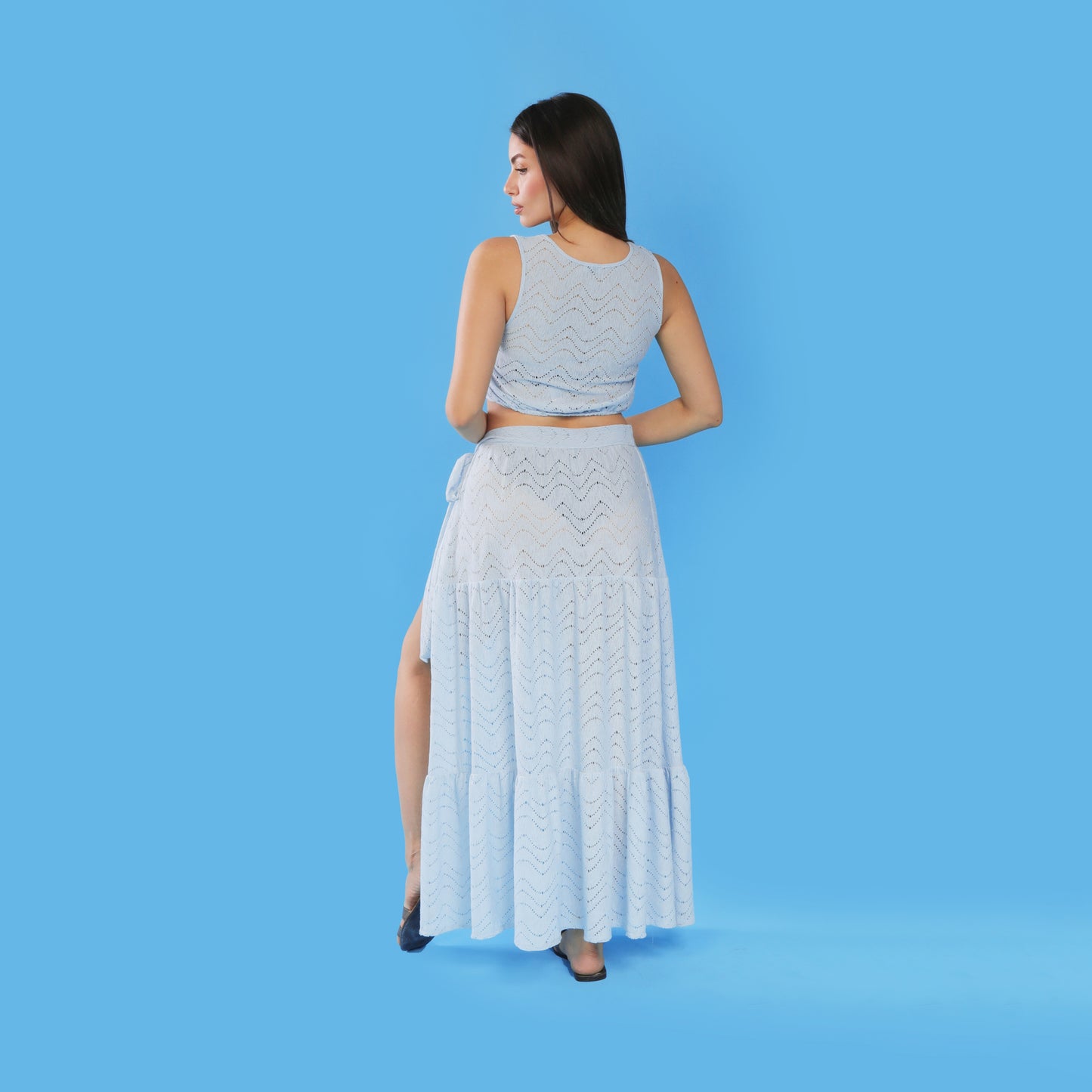 Annie Cover Up - Blue