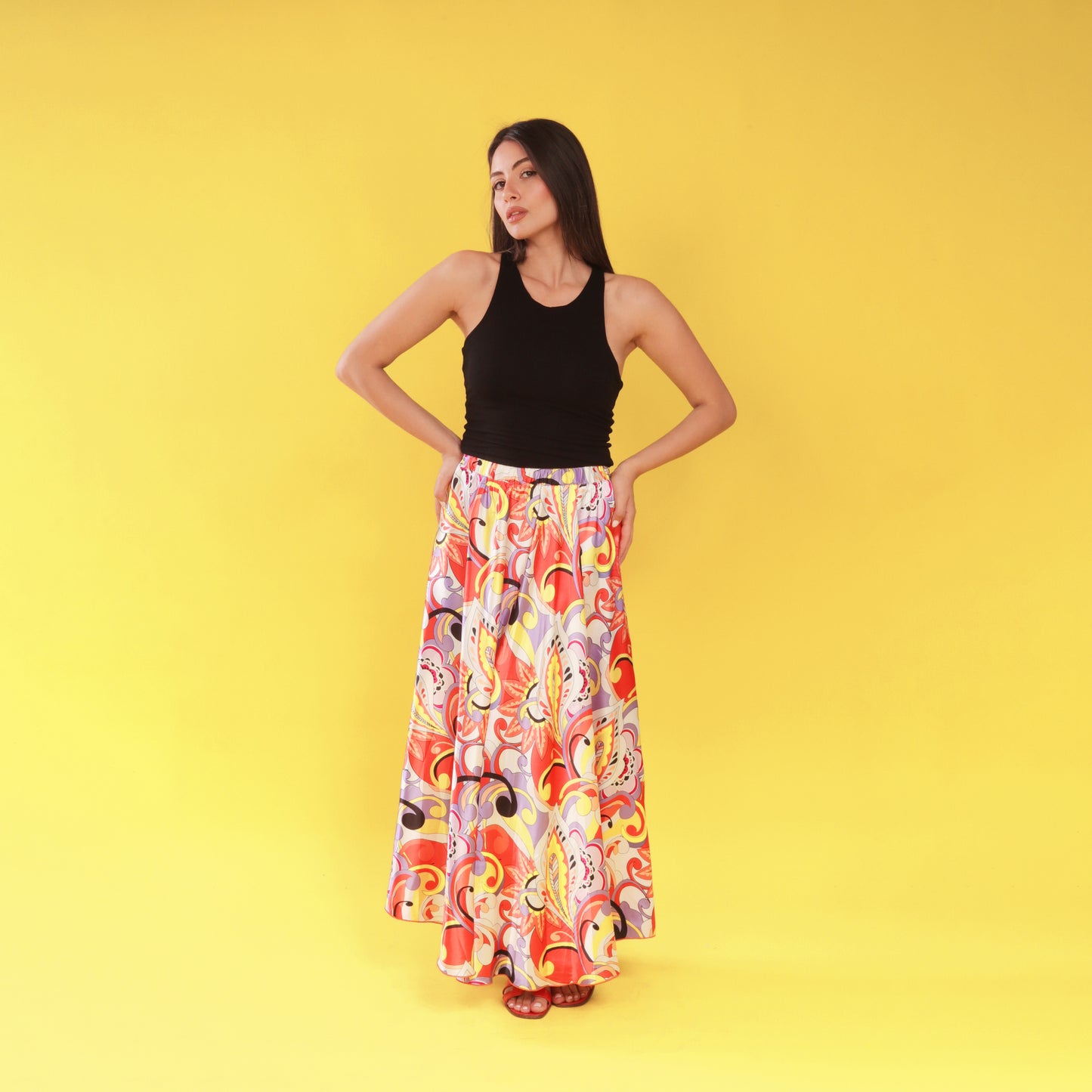 Sienna Skirt - Orange