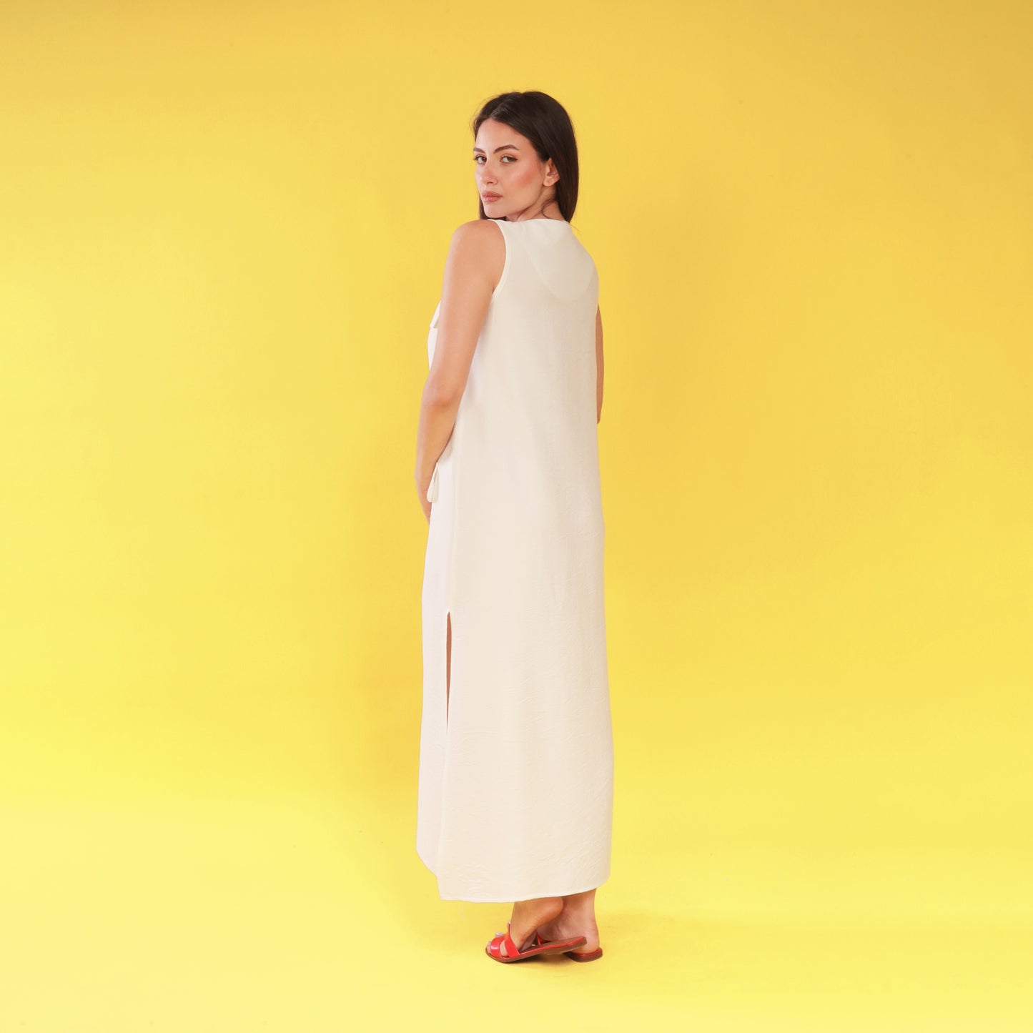 Sama Dress - White