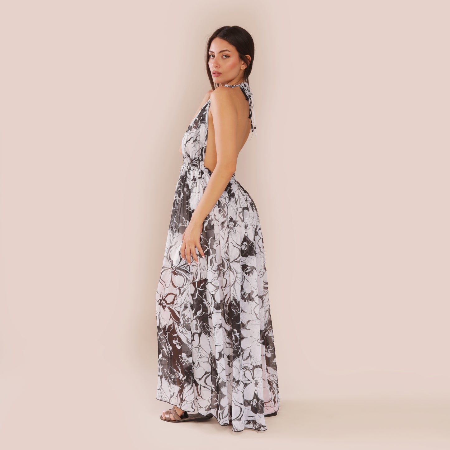 Kay Dress - White Flower