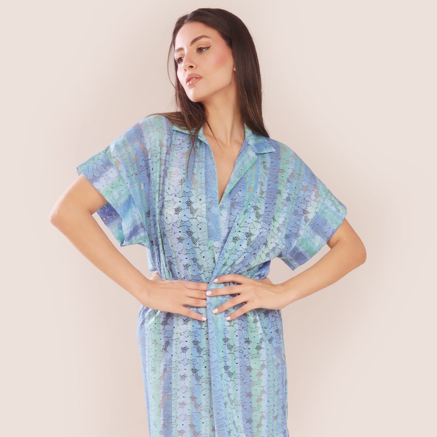 Anna Cover Up - Blue