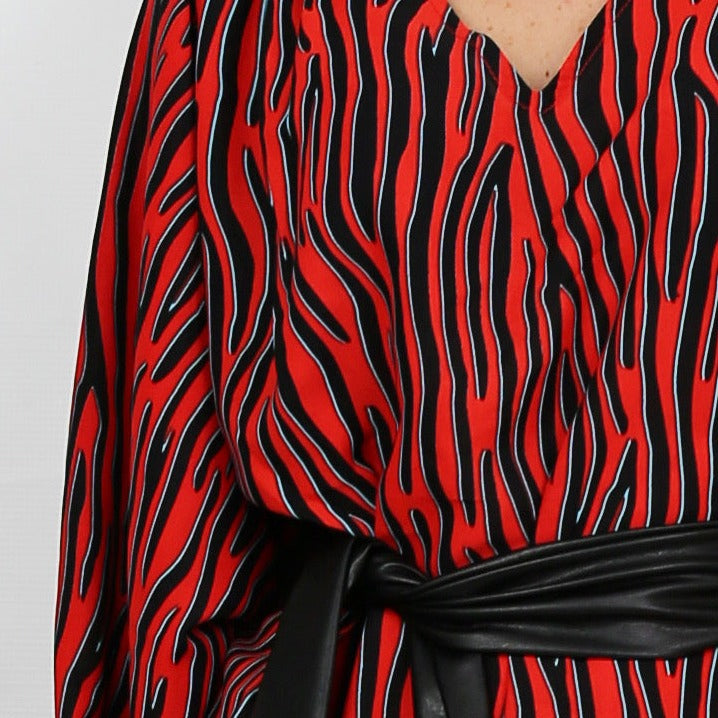 Leana - Red Zebra