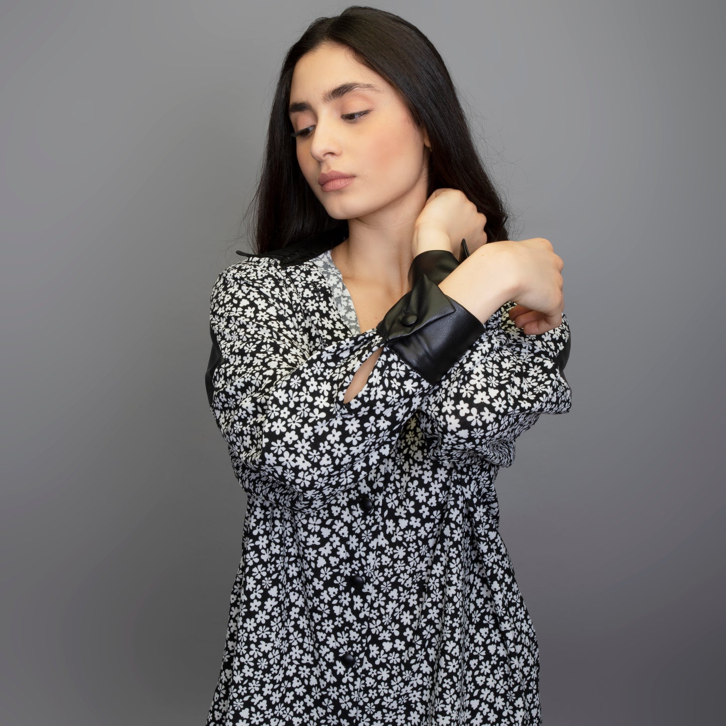 Alexandrine set, pants and shirt, navy, kaki, patterned set, flower pattern, comfy set, fashion, kaftans store