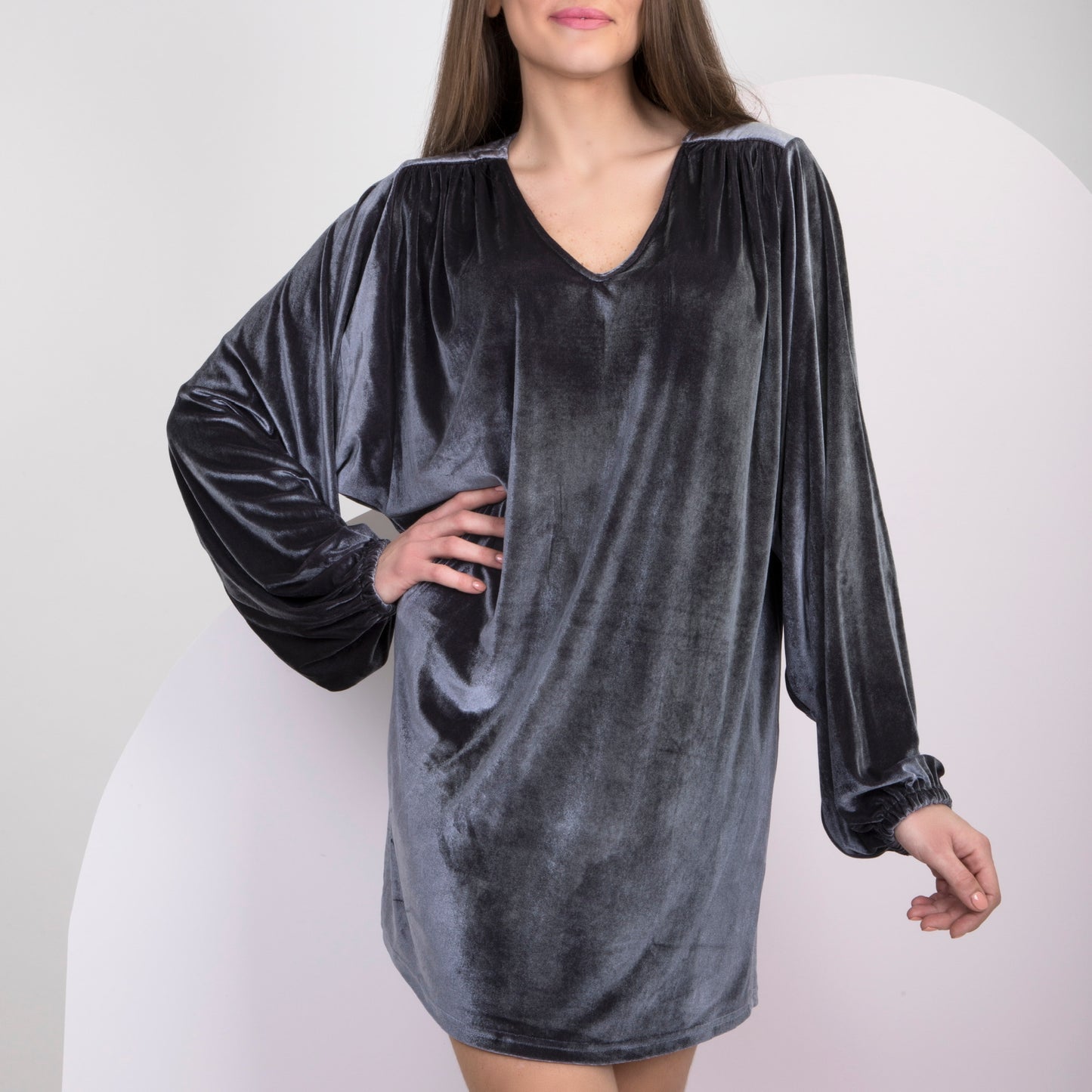 Leon Dress - Grey
