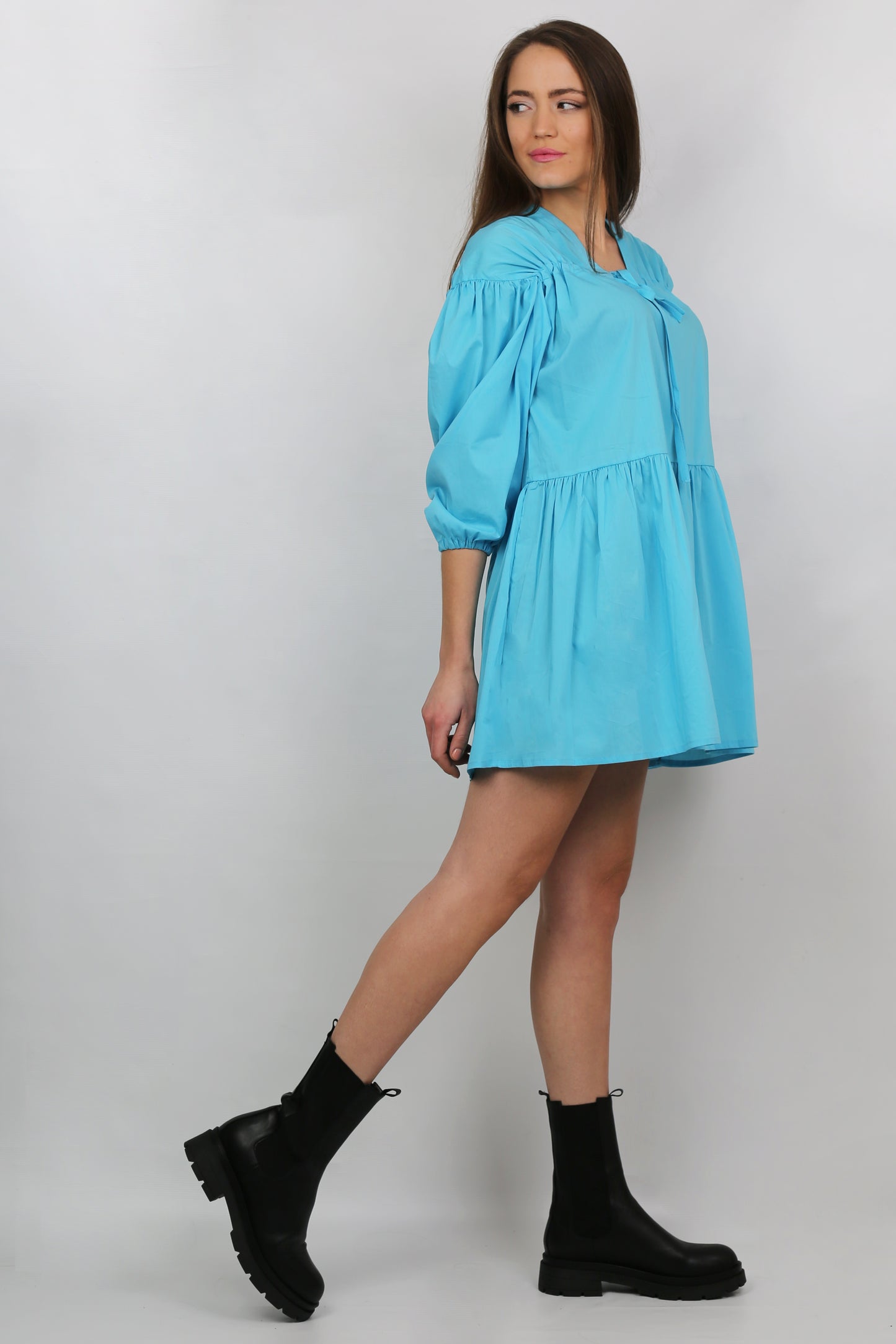 Ella Dress - Turquoise