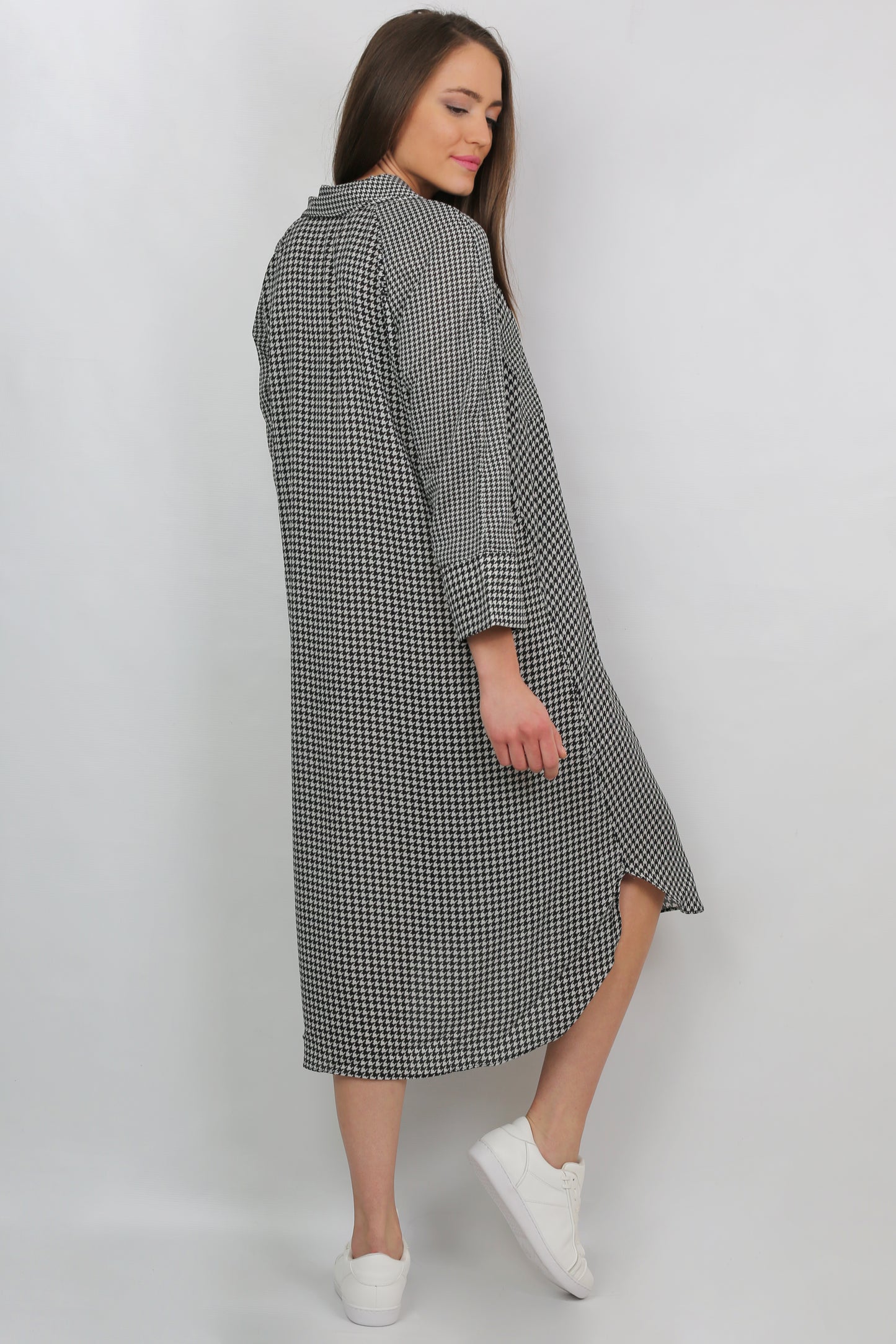 Sorella Dress - Checkered Black