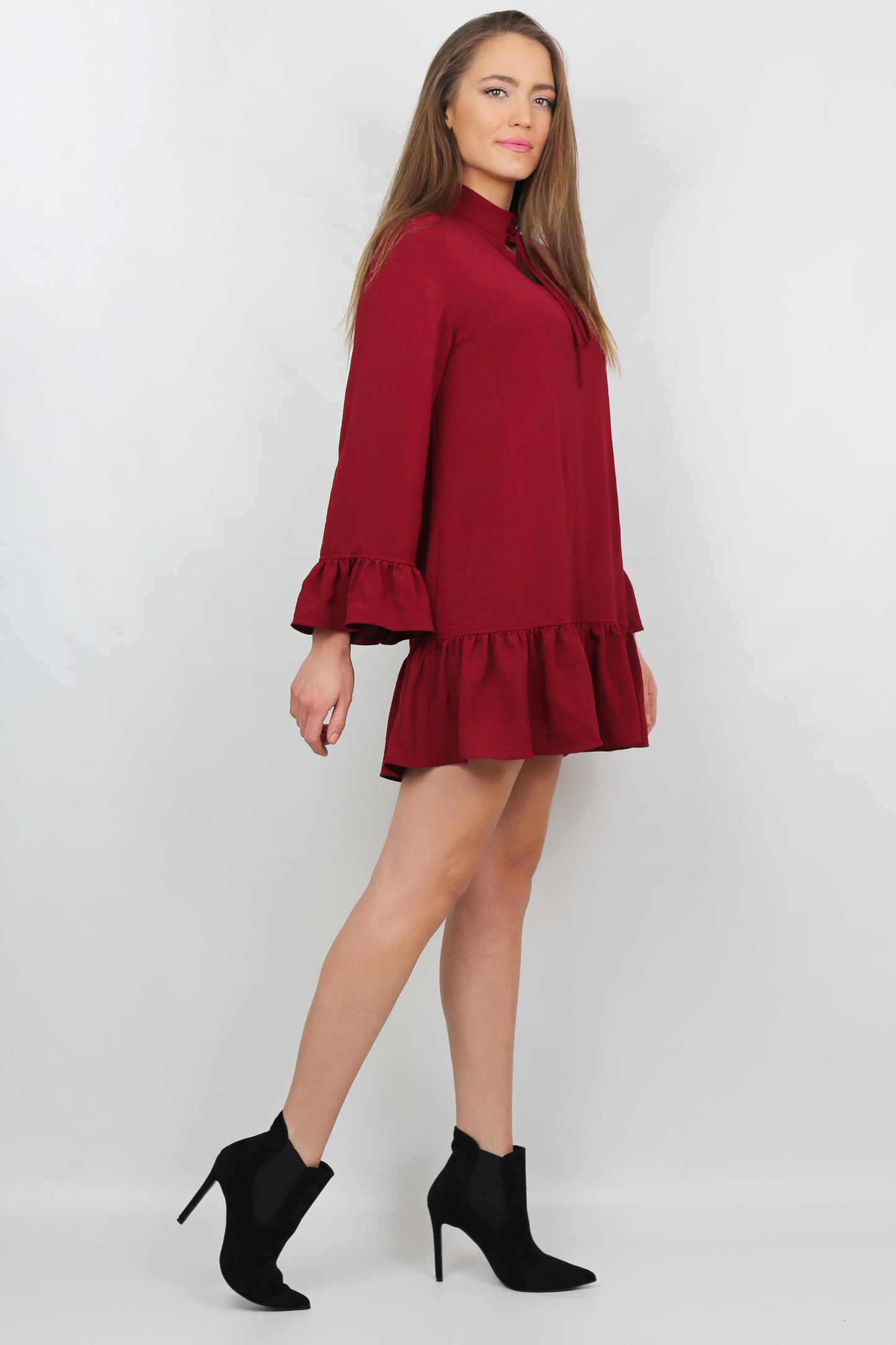 Negin Dress - Bordeaux