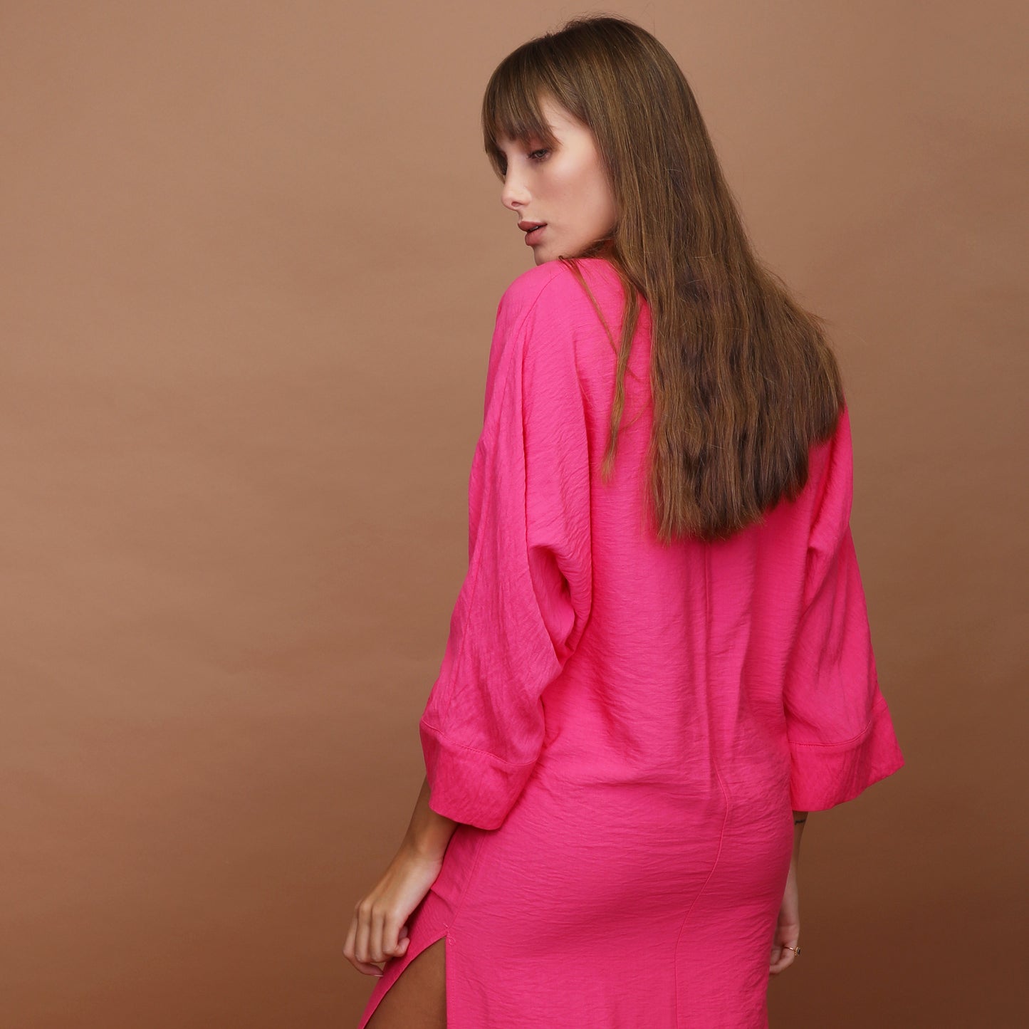 Lamah Dress - Fuchsia