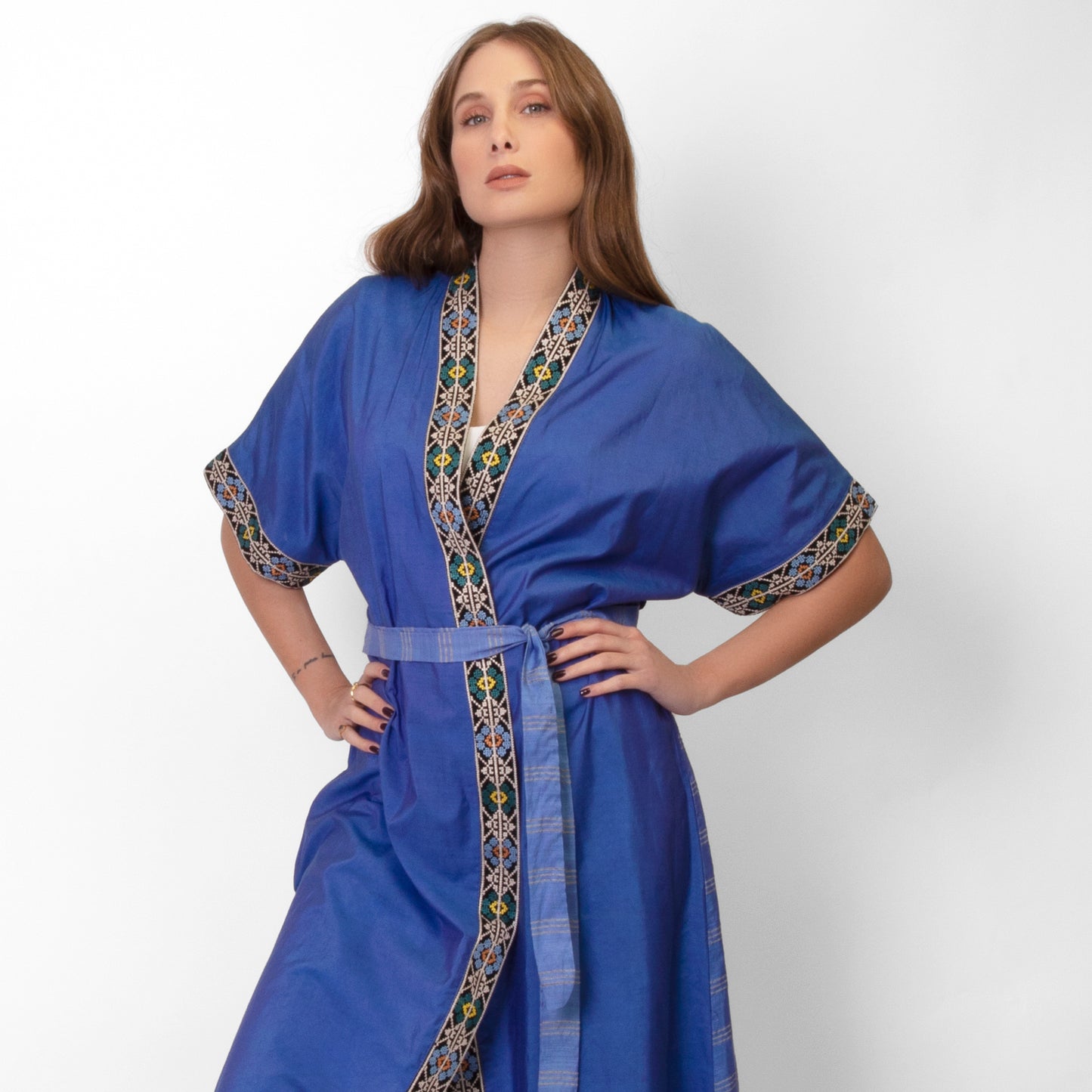 Amea Kimono - Royal Blue