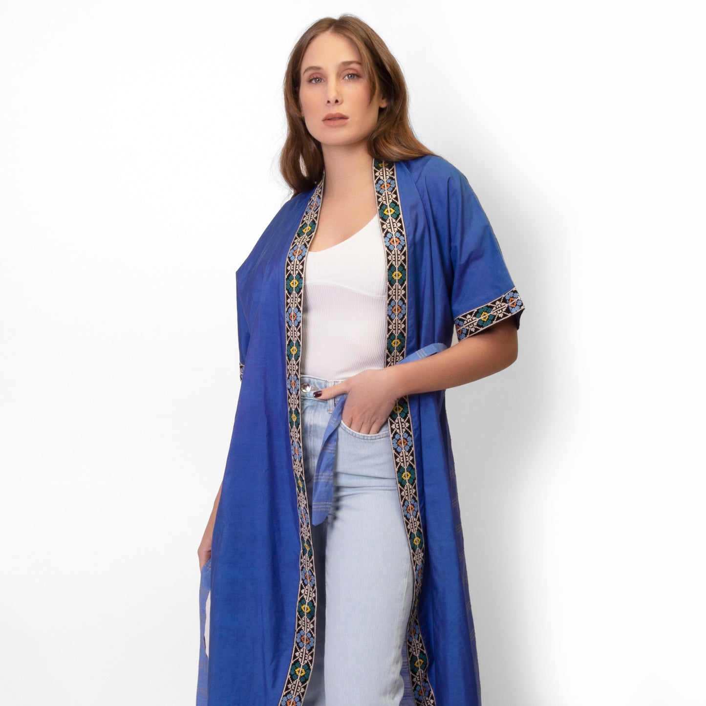 Amea Kimono - Royal Blue