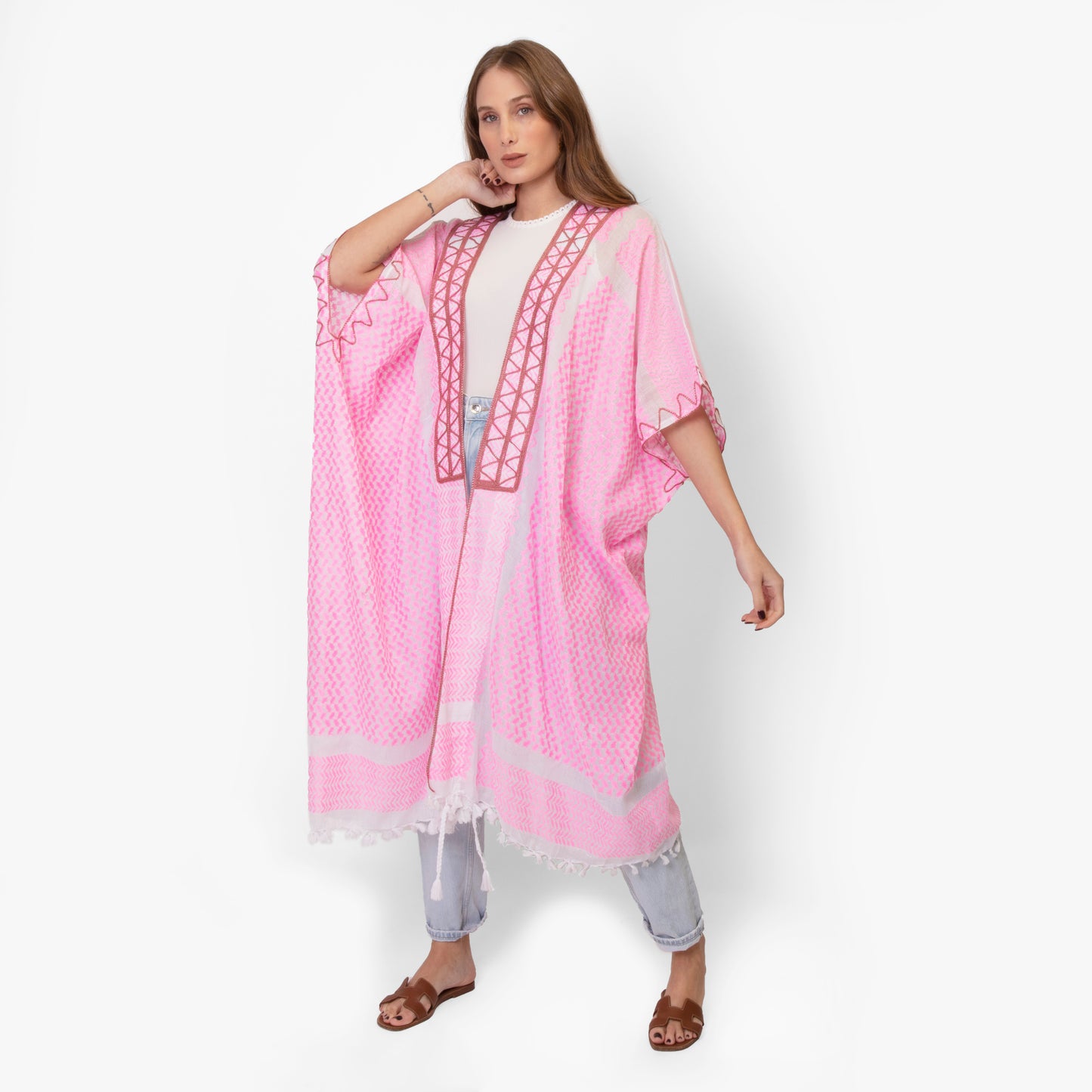Yasmin Kimono - Fuchsia