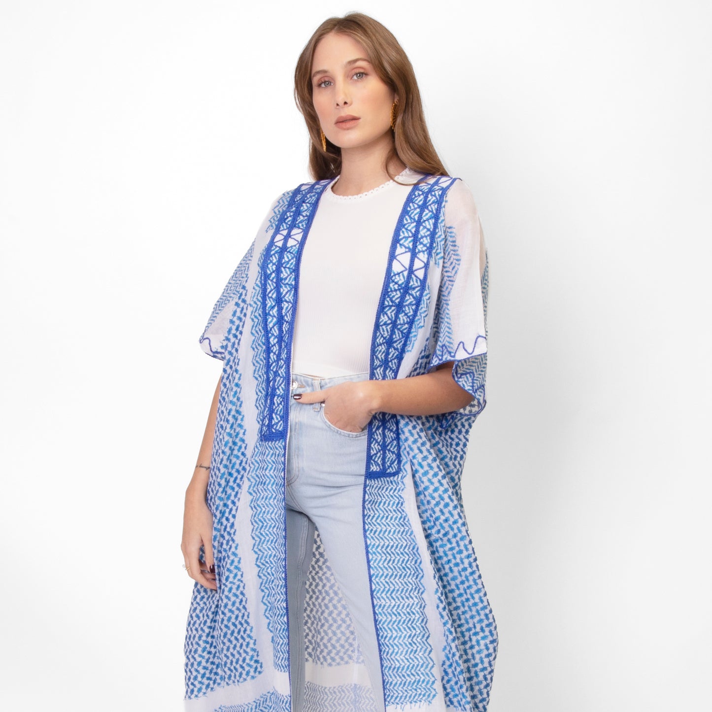 Yasmin Kimono - Royal Blue