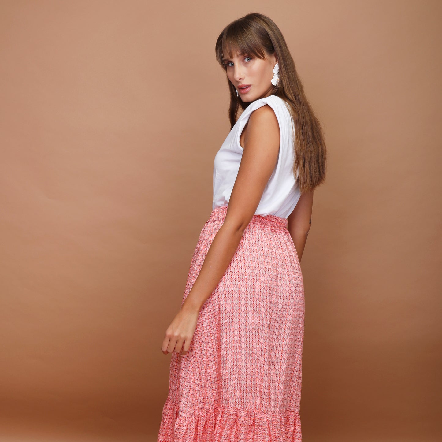 Suzy Skirt - Peach