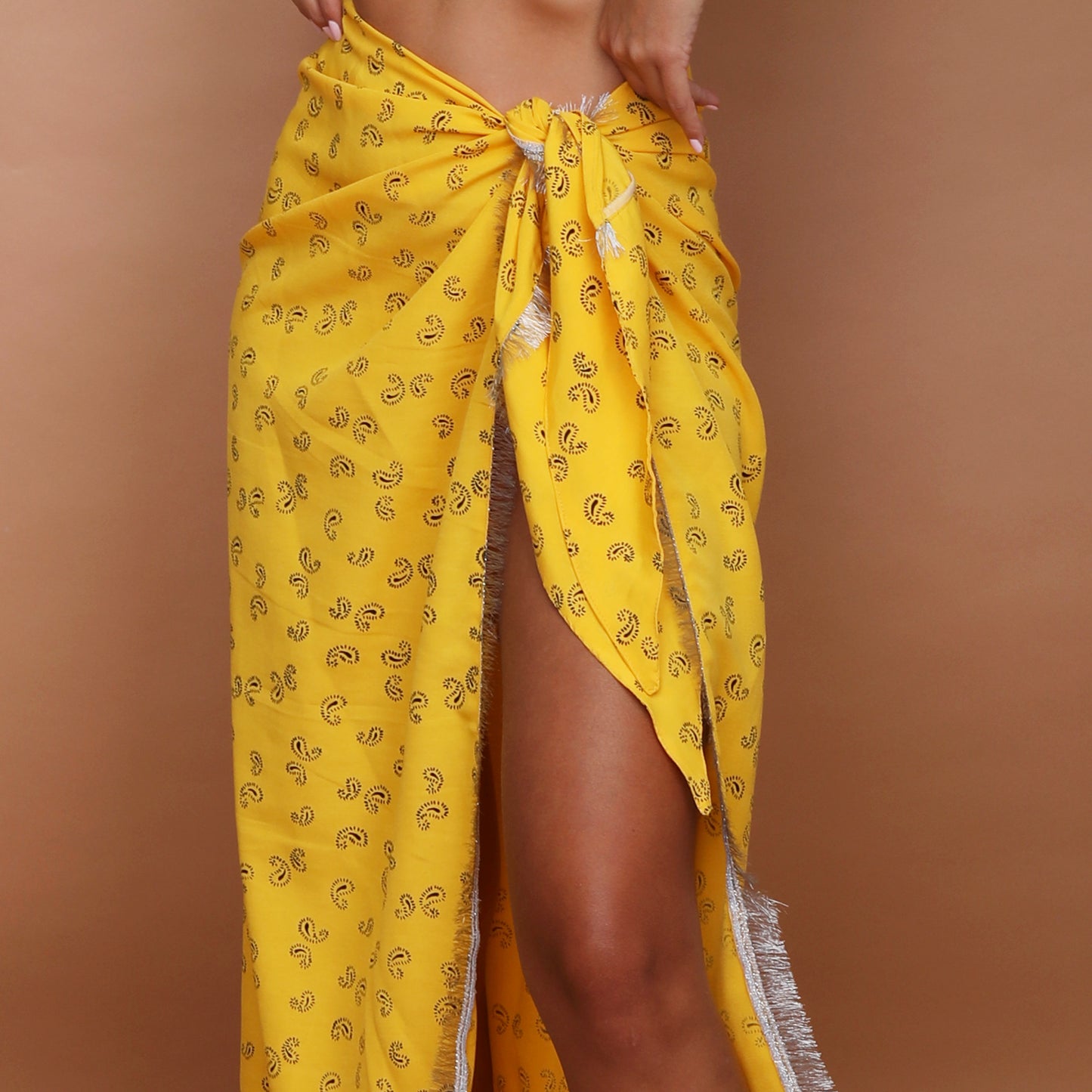 Bandana Cover Up - Yellow