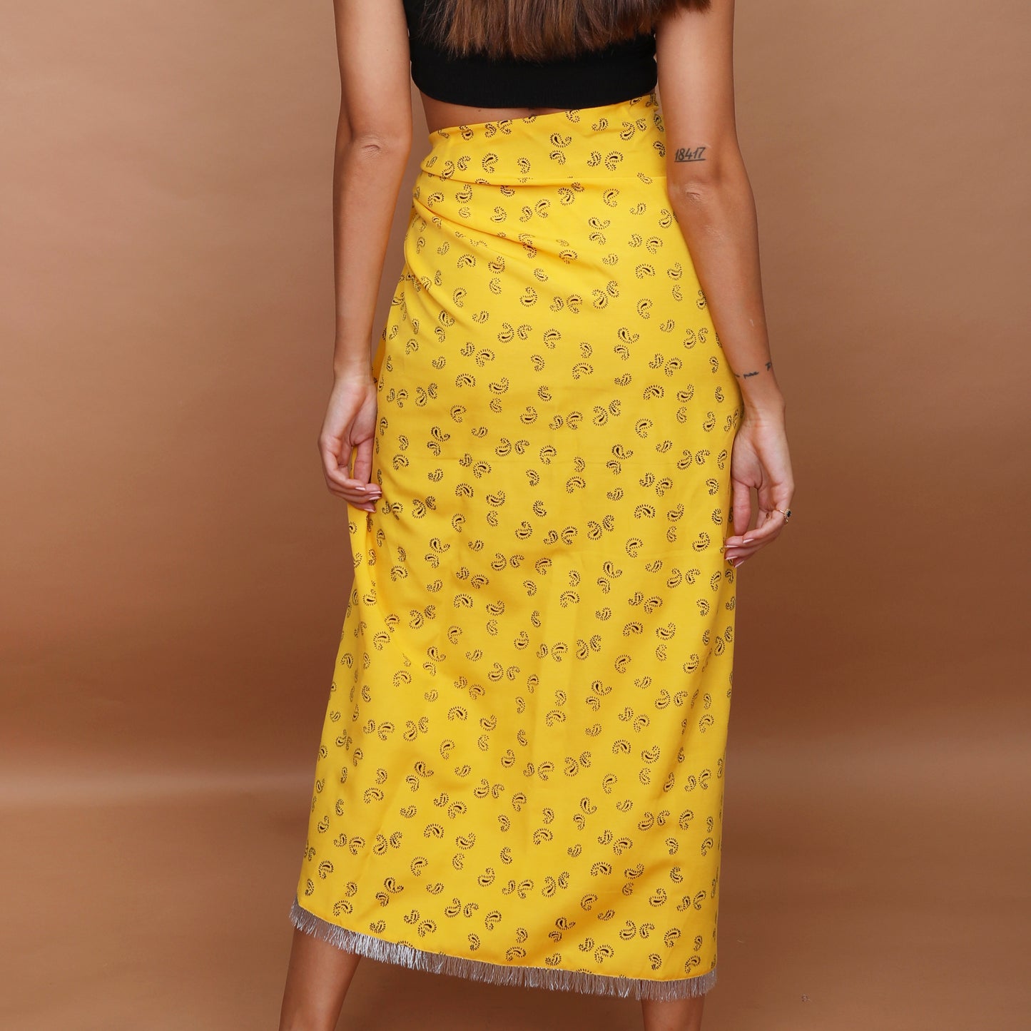 Bandana Cover Up - Yellow