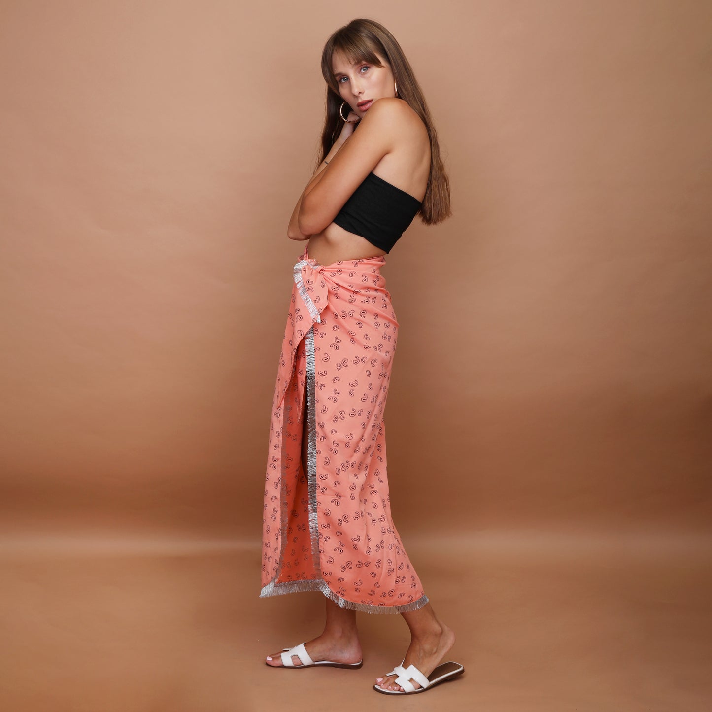 Bandana Cover Up - Peach