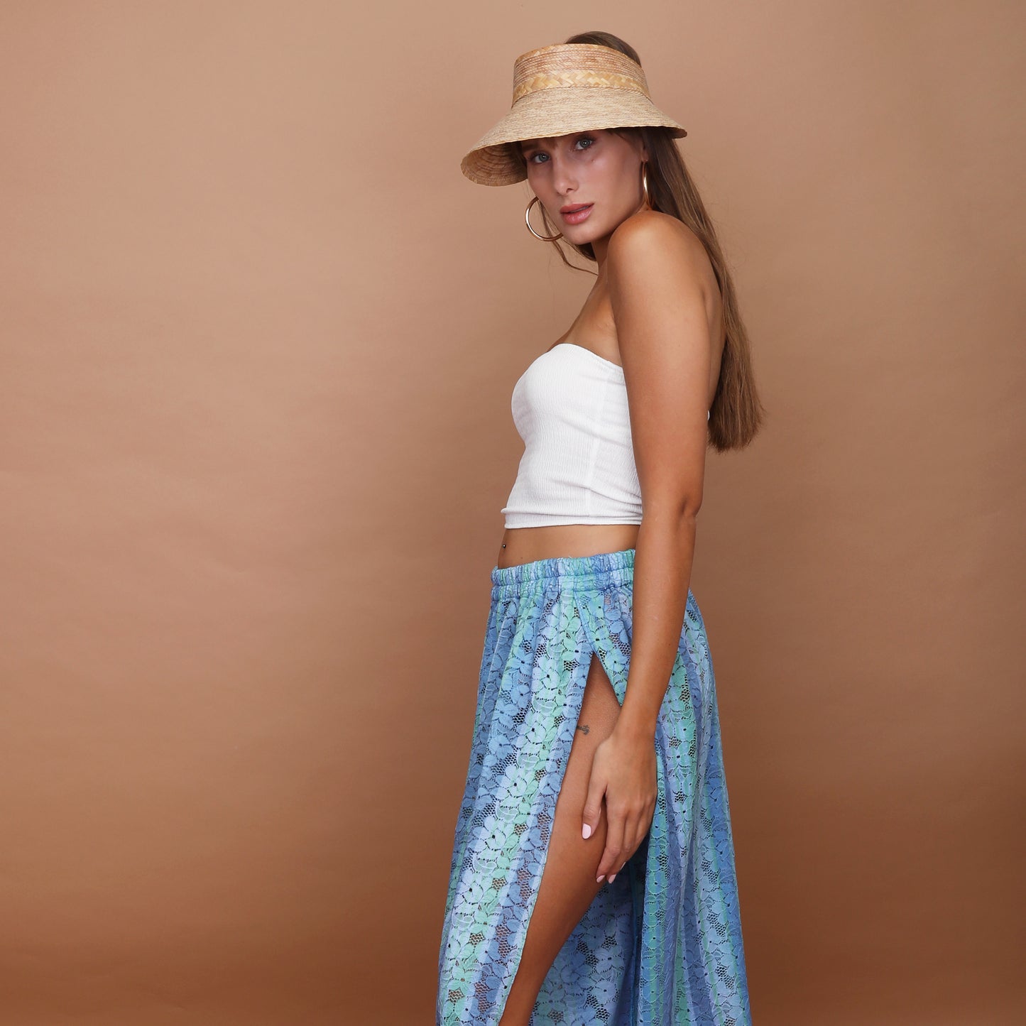 Karen Pant Cover Up - Blue