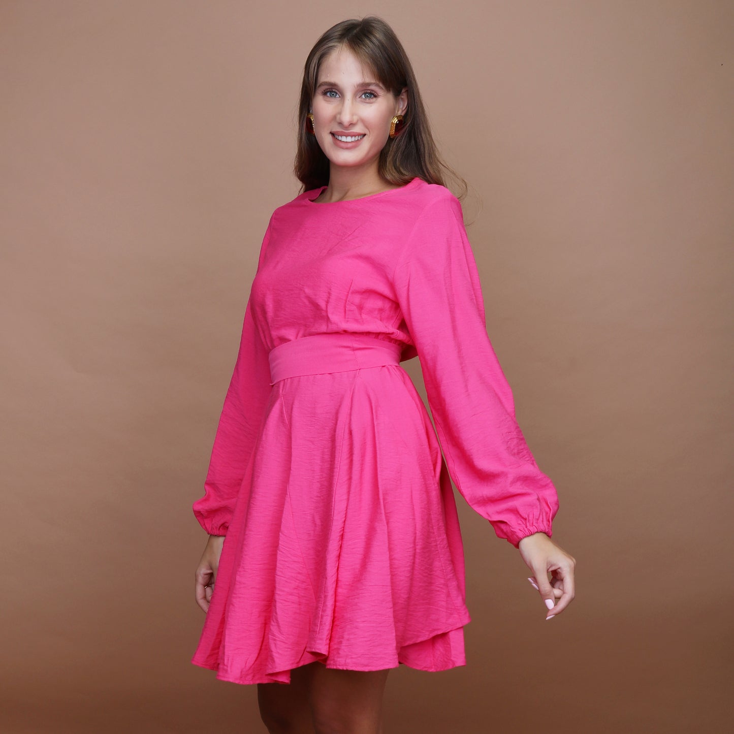 Rhodos Dress - Fuchsia