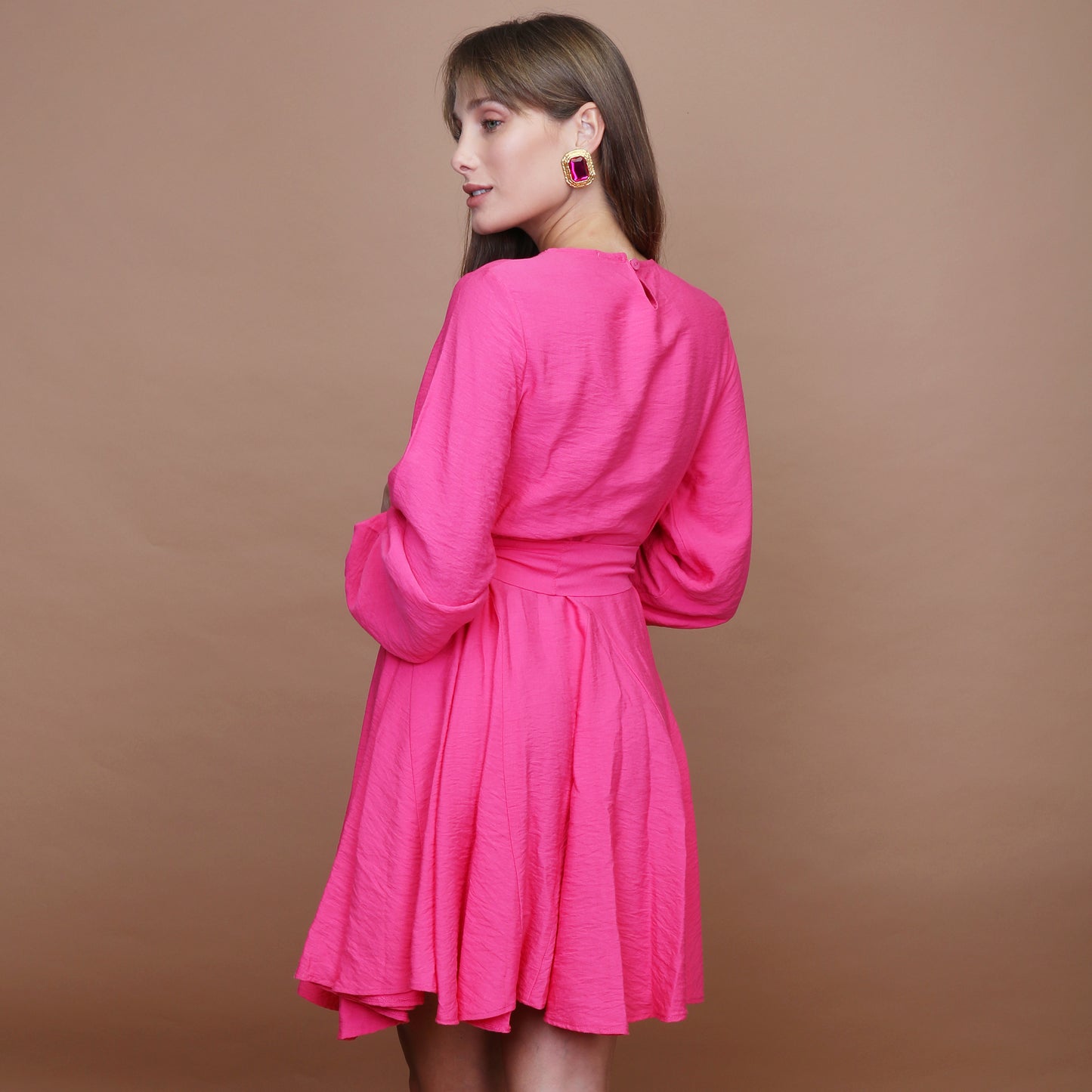 Rhodos Dress - Fuchsia