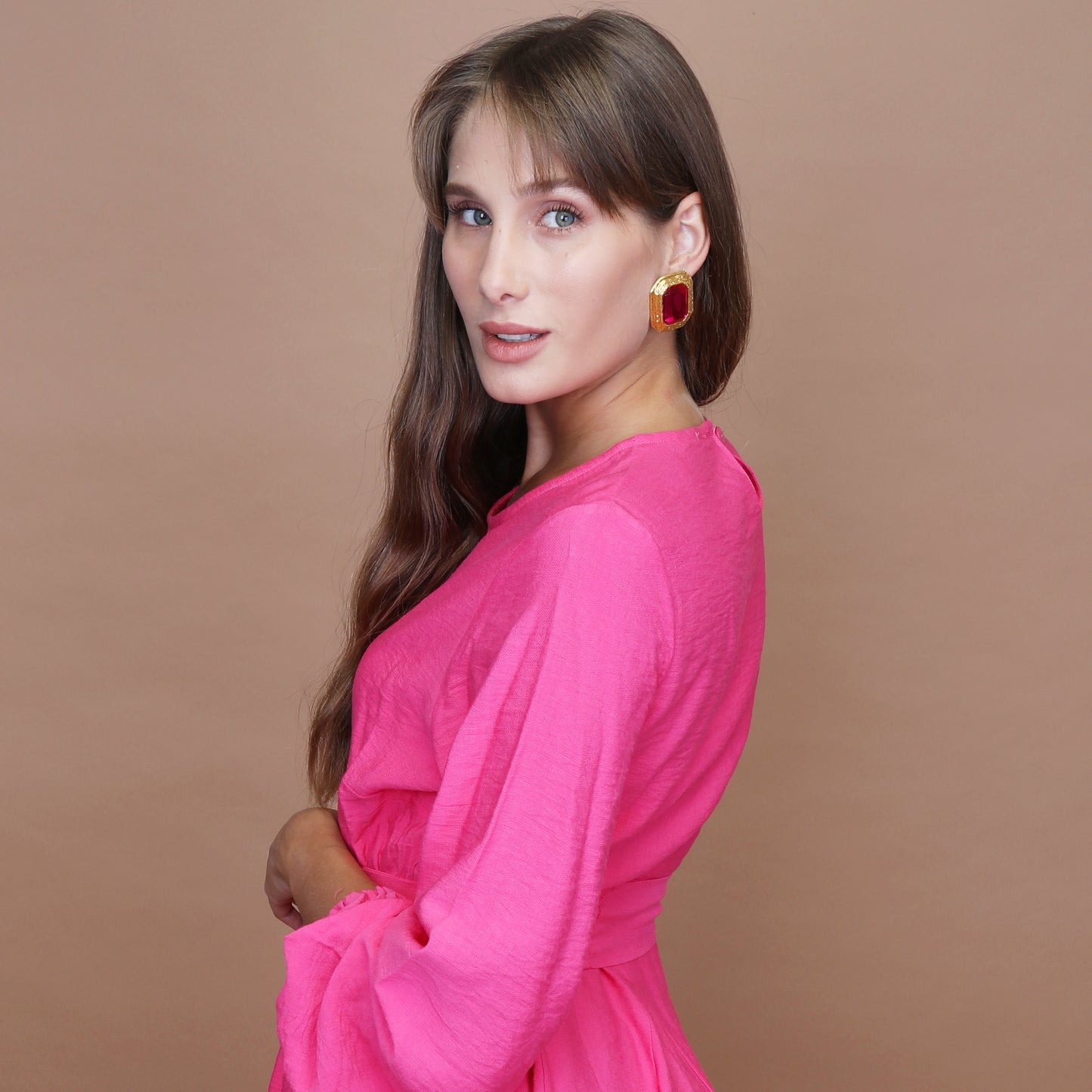 Rhodos Dress - Fuchsia