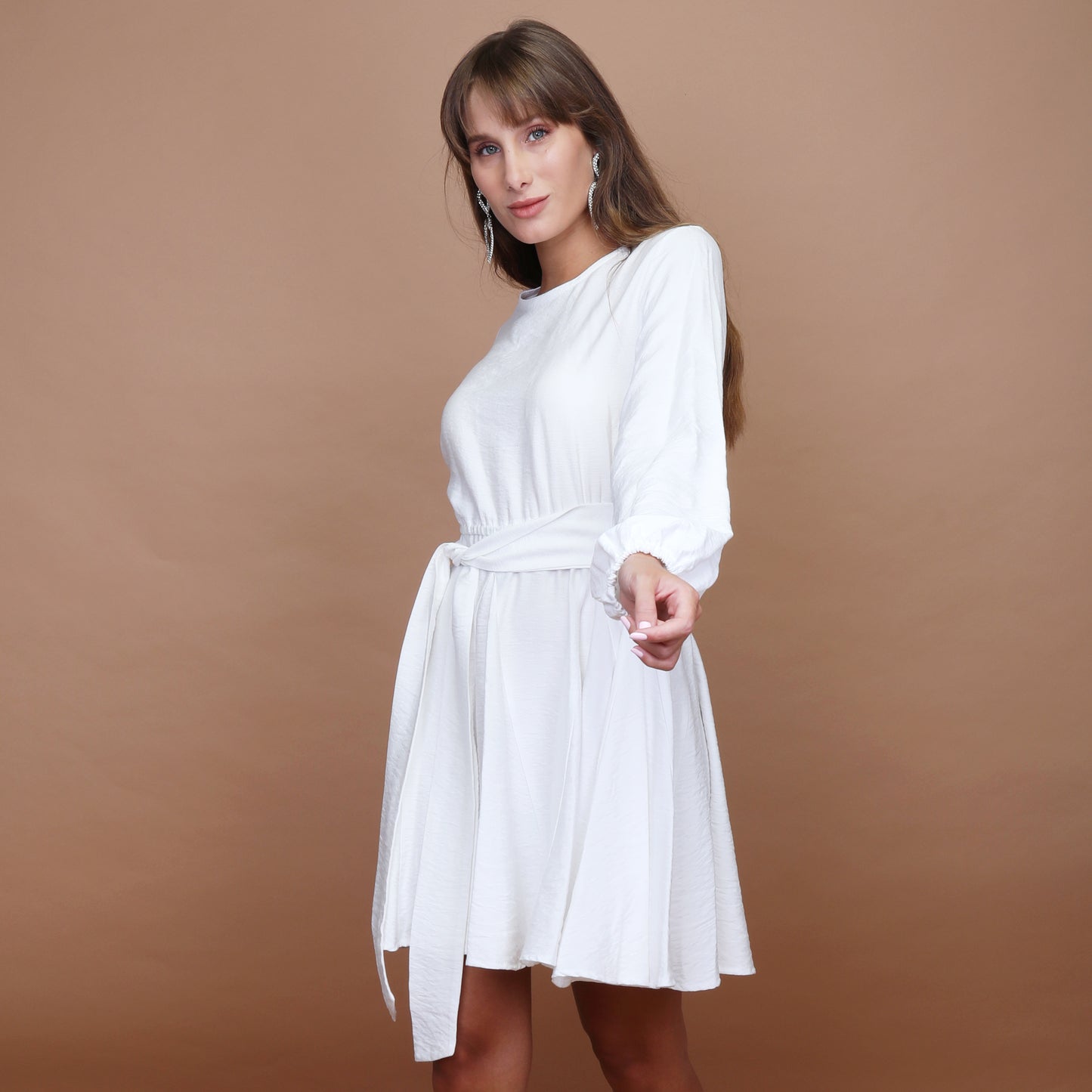 Rhodos Dress - White