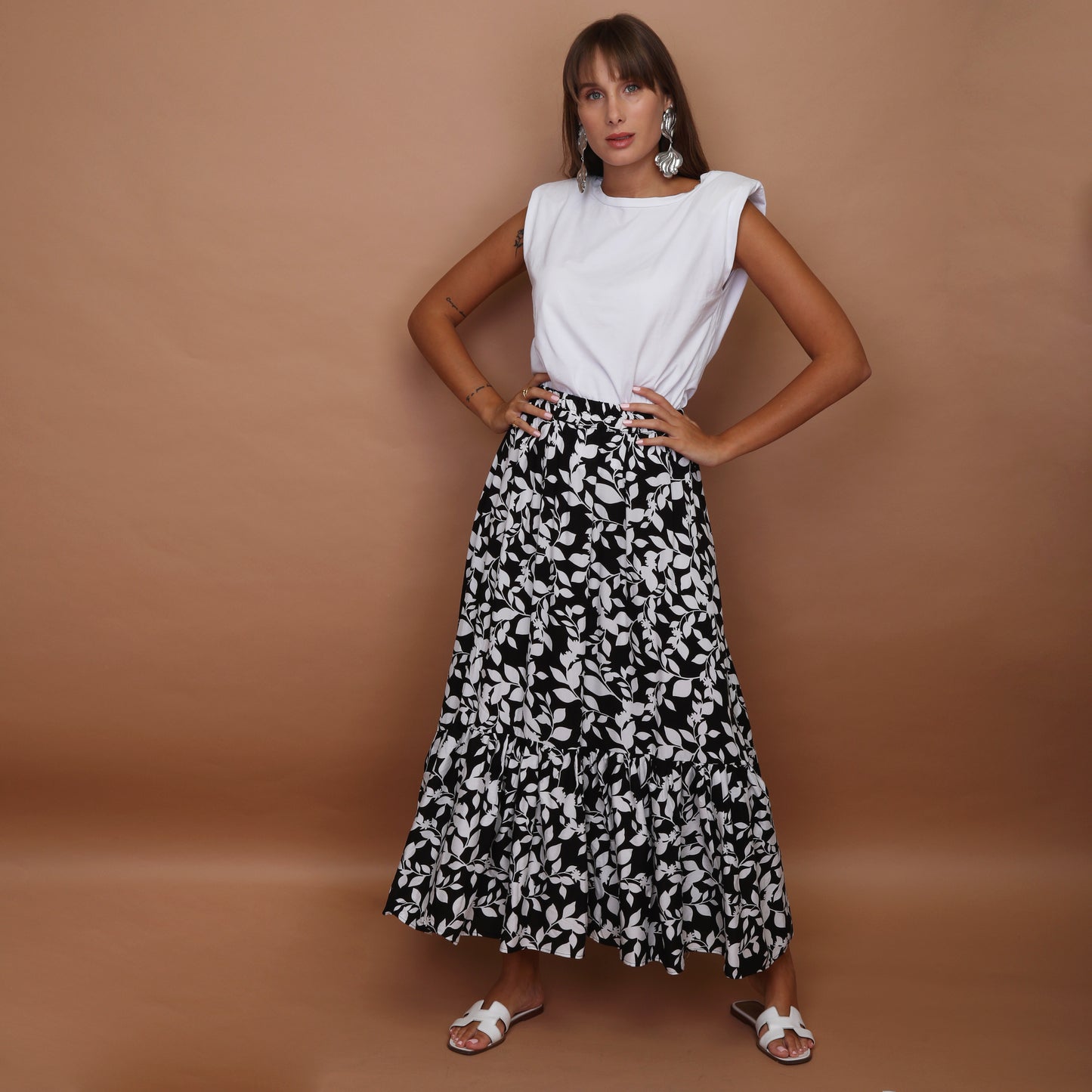 Suzy Skirt - Black & White