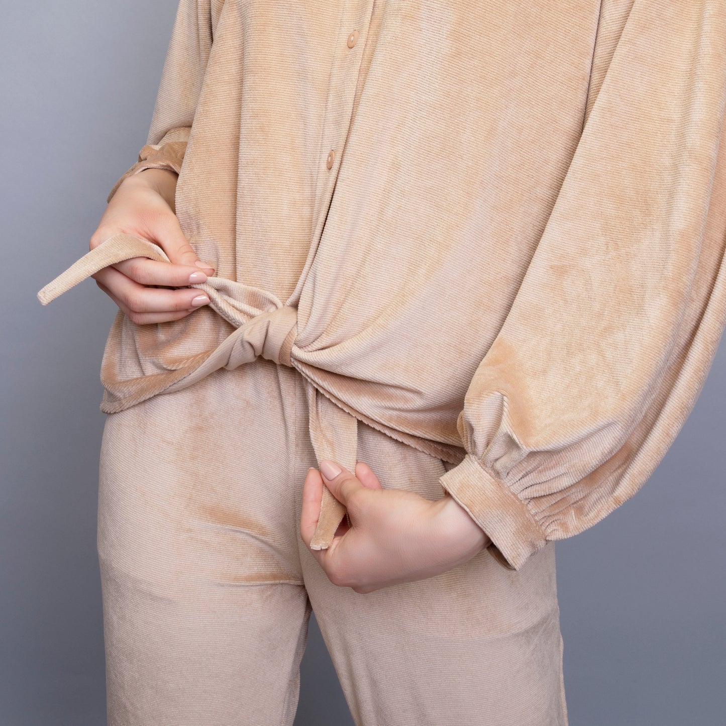 valencia - comfy set crop top and pants - fashion - kaftans store - ladies wear