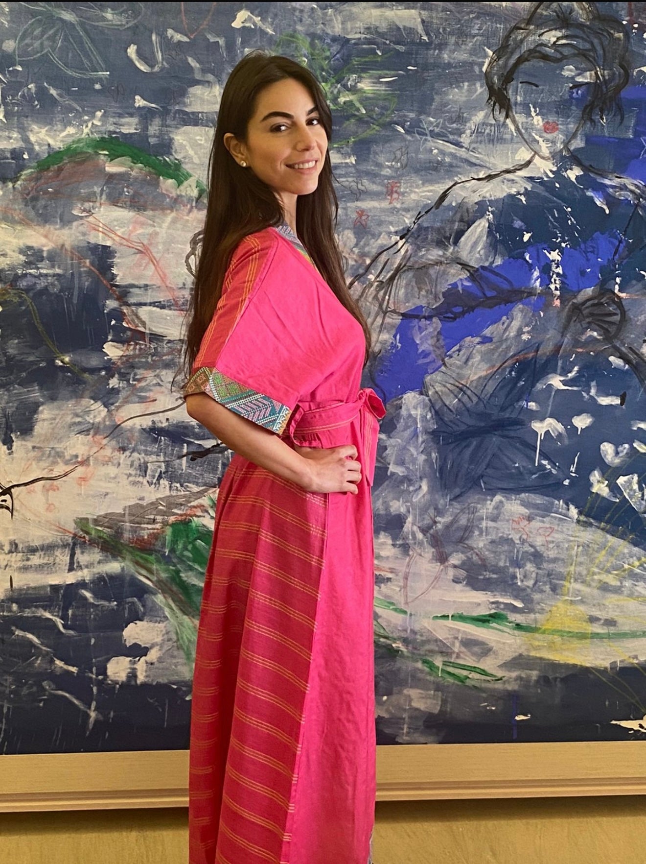 Amea Kimono - Fuchsia