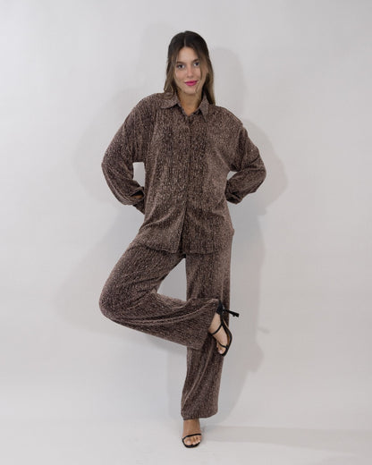 Panna set brown glitter