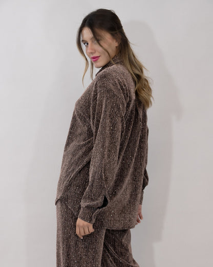 Panna set brown glitter