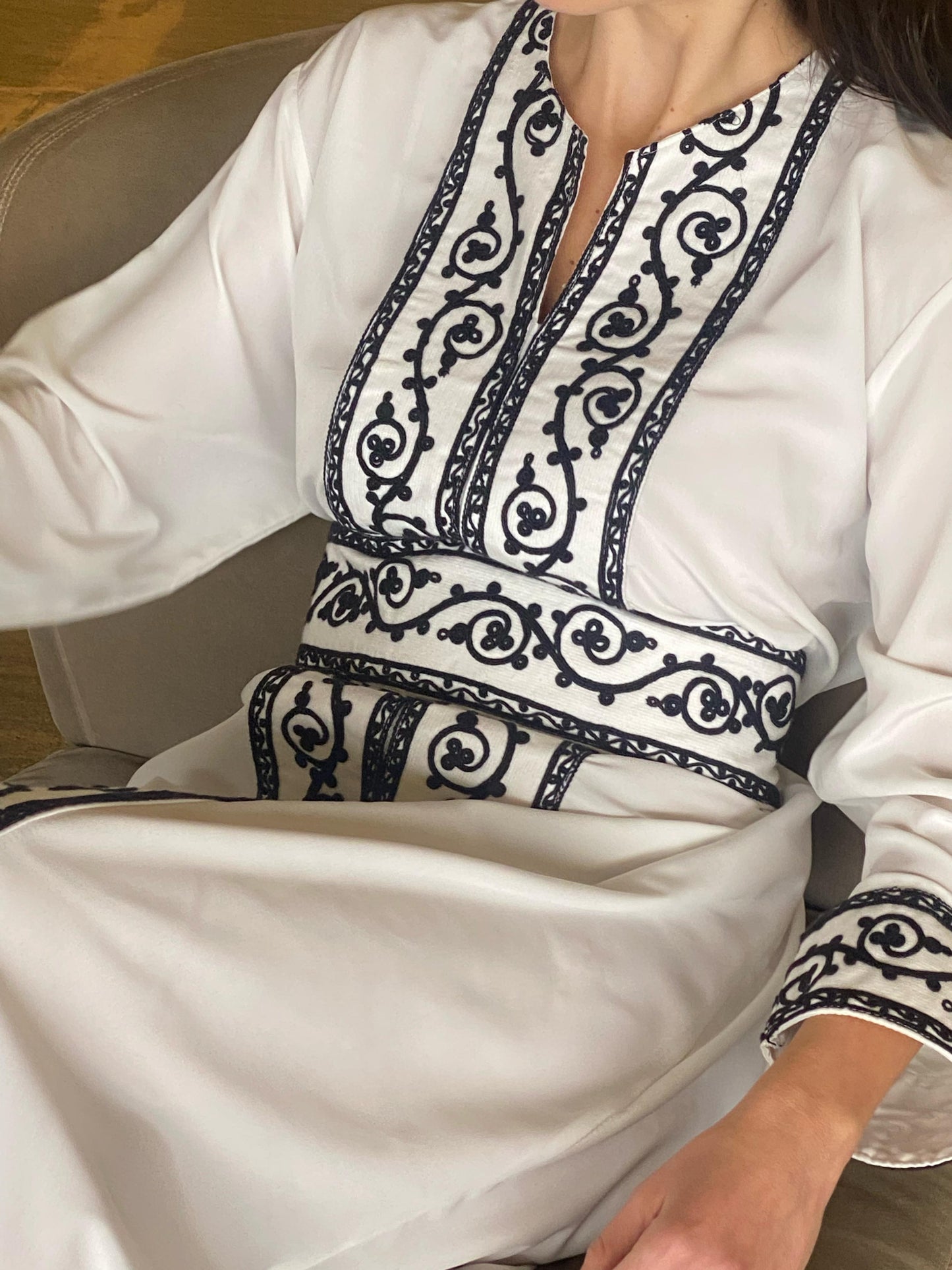 Demi Abaya - White
