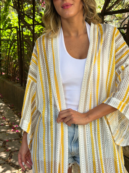 Kim Cover Up Yellow White