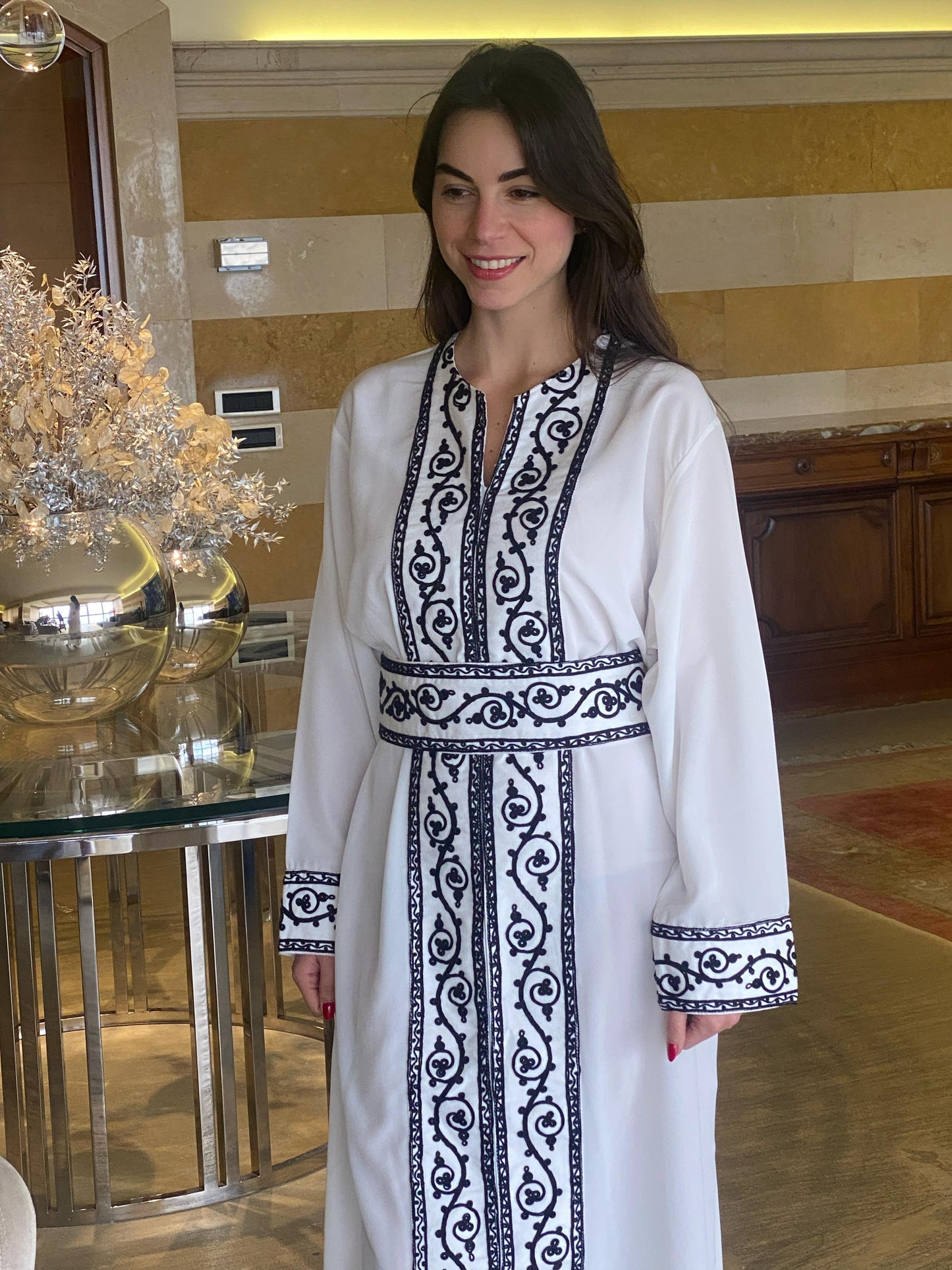 Demi Abaya - White