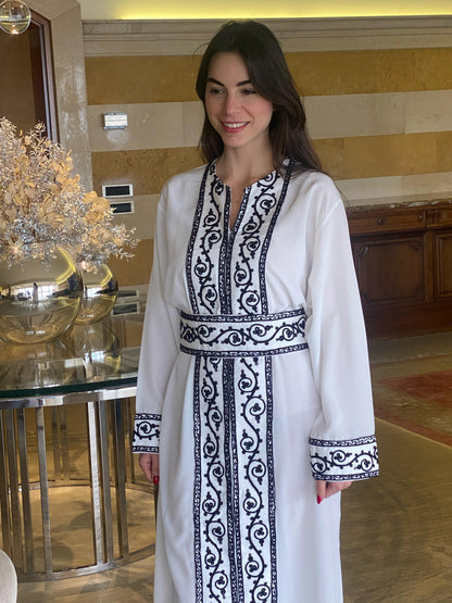 Demi Abaya - White