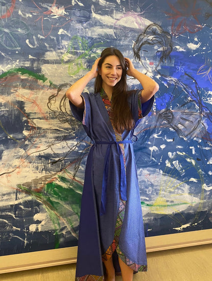 Amea Kimono - Royal Blue