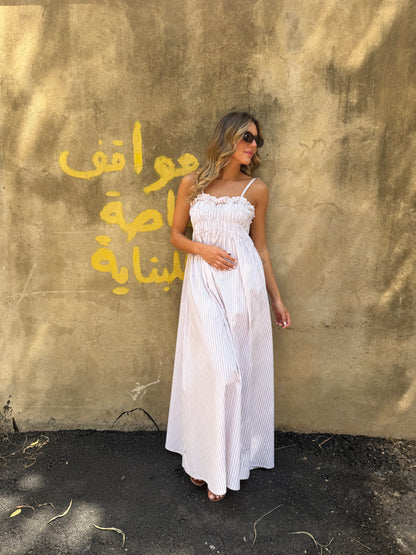 Lilia Beige White