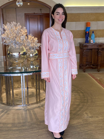 Demi Abaya - Light Pink