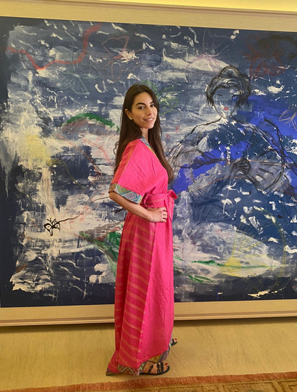 Amea Kimono - Fuchsia