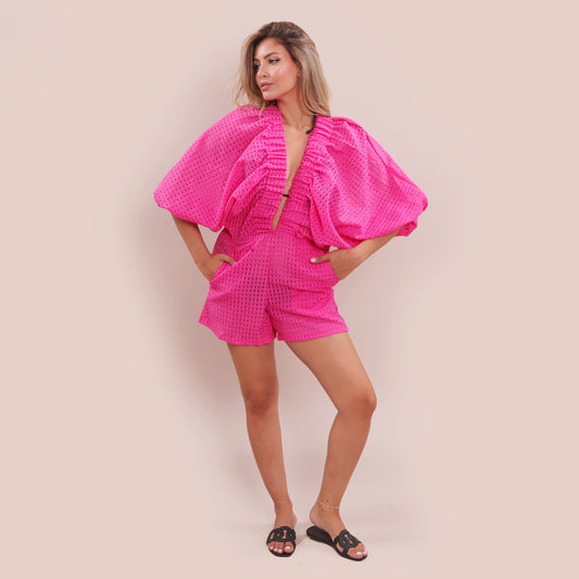 Olivia Cover Up - Fuchsia