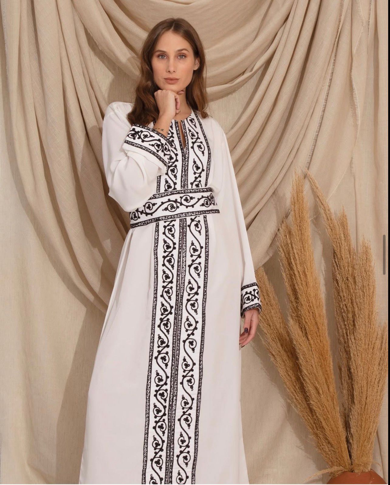 Demi Abaya - White