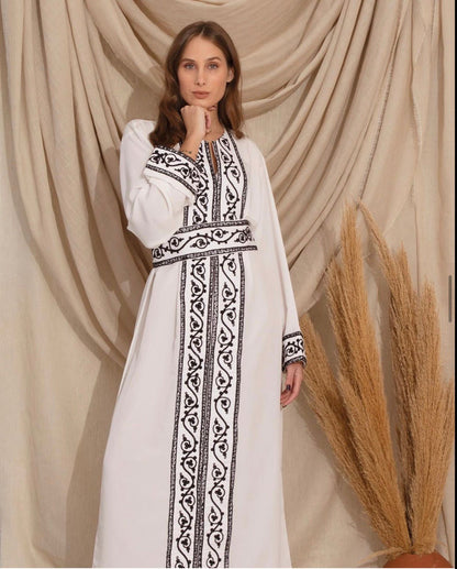 Demi Abaya - White