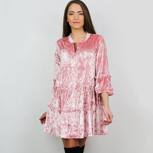 Giza Short Dress - Pink