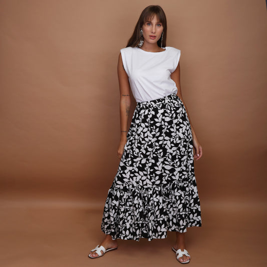 Suzy Skirt - Black & White